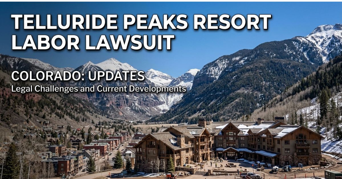 Telluride Peaks Resort Colorado Labor Lawsuit