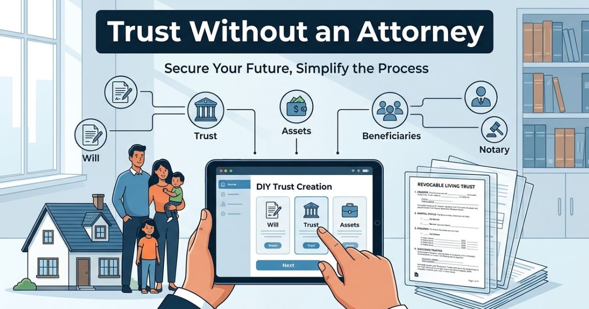 can you set up a trust without an attorney